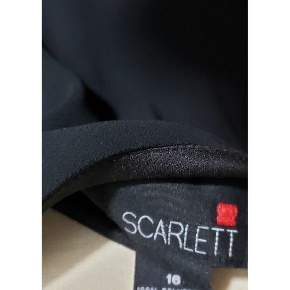 Scarlett Black Drop Waist Sleeveless Dress - Picture 4 of 4